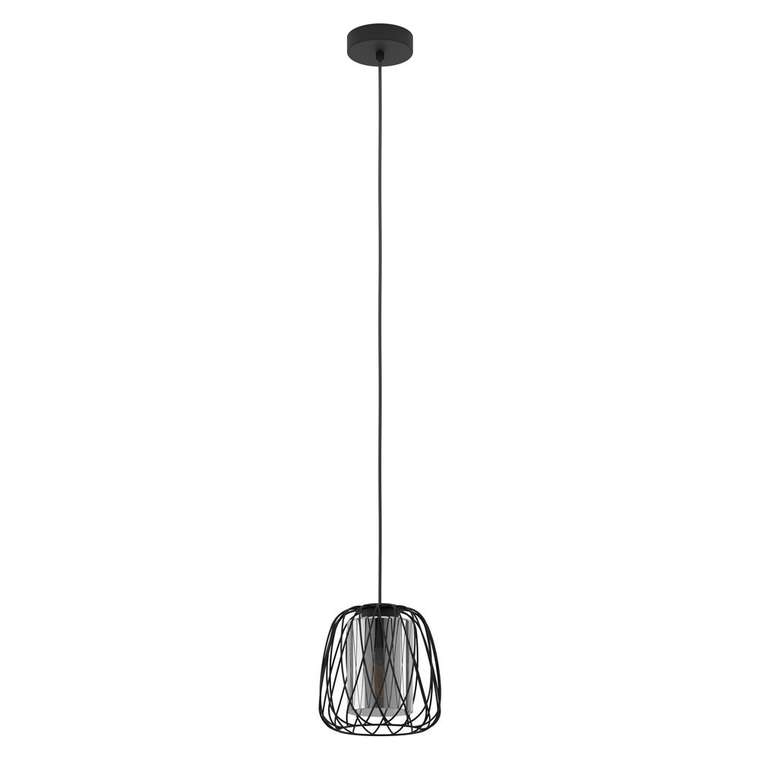Подвесной светильник Floresta черно-серого цвета
