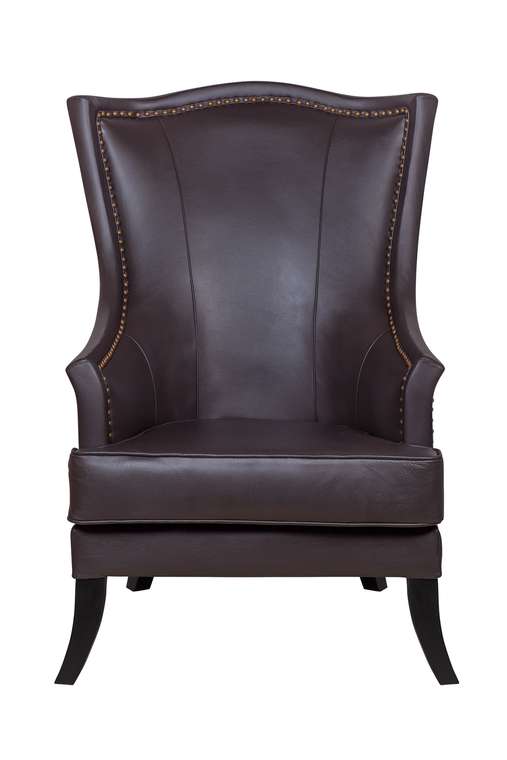 Кожаные кресла Chester leather темно-коричневого цвета 