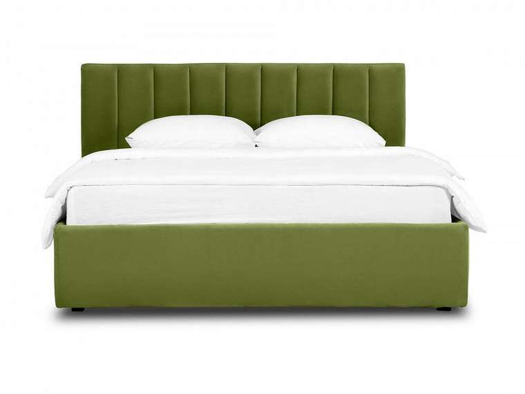 Кровать Queen Sofia 160х200 Lux зеленого цвета с подъемным механизмом