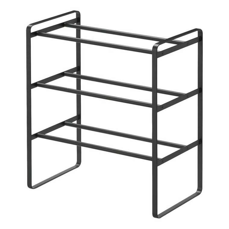 Обувница раздвижная Frame черного цвета