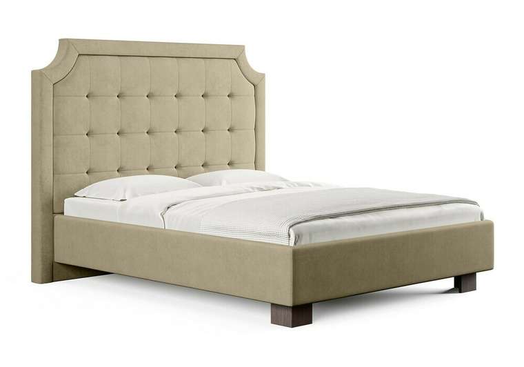 Кровать Elysium 160х200 оливкового цвета без подъемного механизма