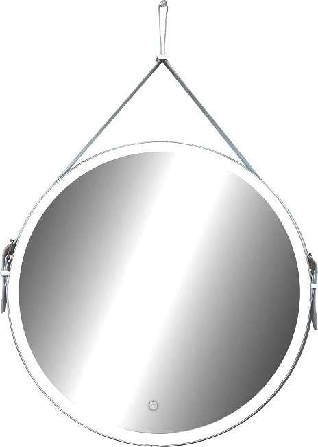 Настенное зеркало Milan 100х100 белого цвета