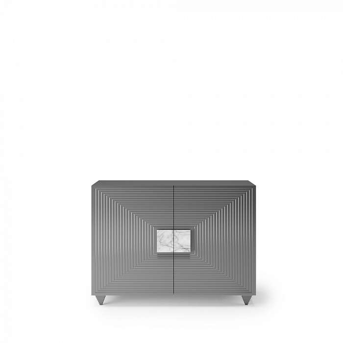 Комод Trento Cube серого цвета