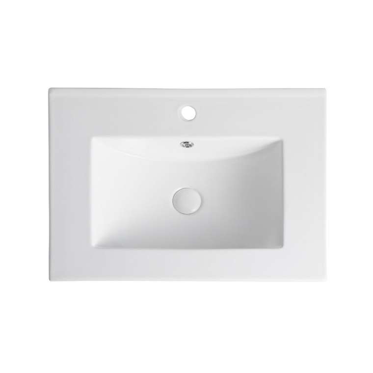 Раковина встраиваемая Orange B03-610W прямоугольная 61х45 см