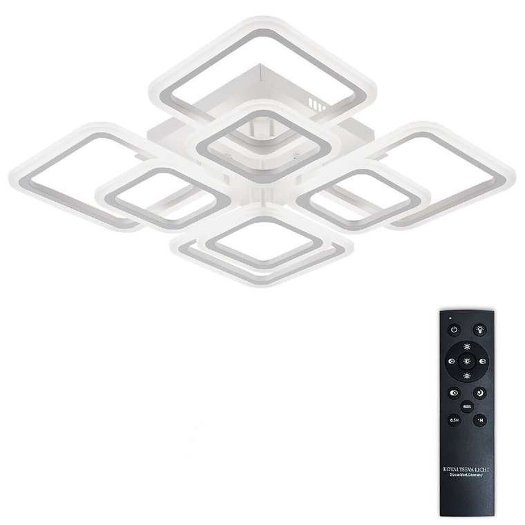 Потолочная люстра Spektr LED LAMPS 81108/4C (акрил, цвет белый)