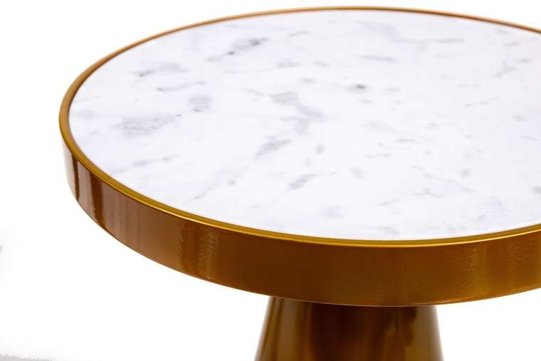 Кофейный столик Column белого цвета