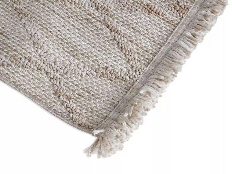 Ковер Cozy 80х150 бежево-белого цвета