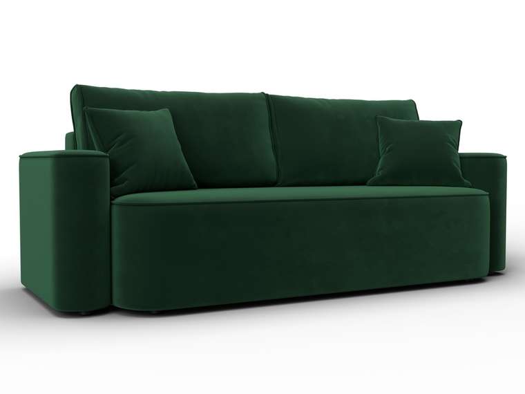 Диван-кровать Лига-118 темно-зеленого цвета