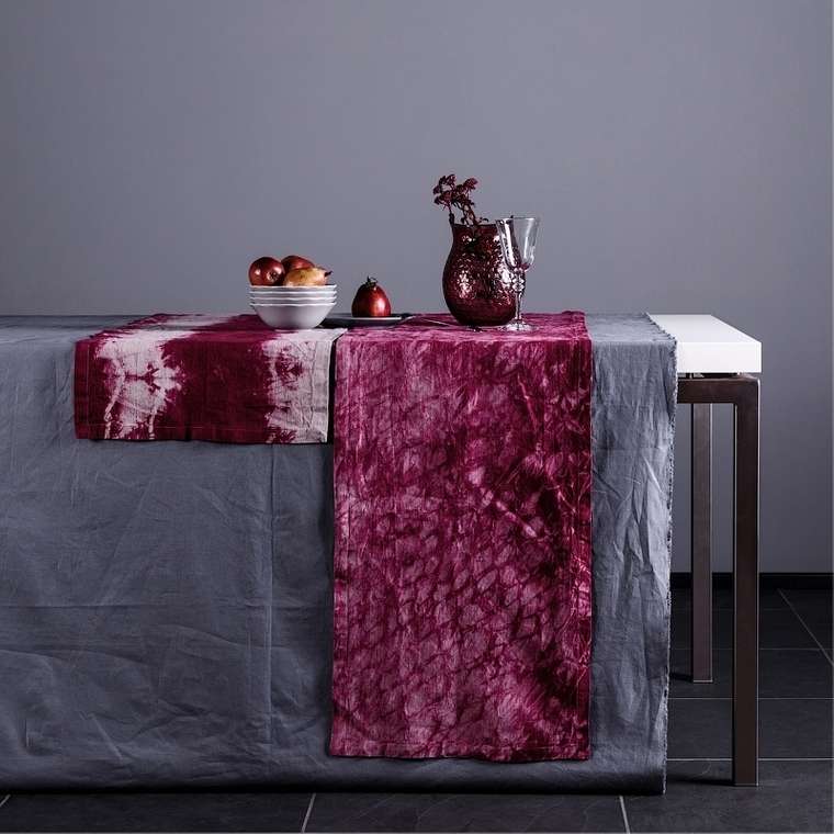 Салфетка "Оксония" бордовая