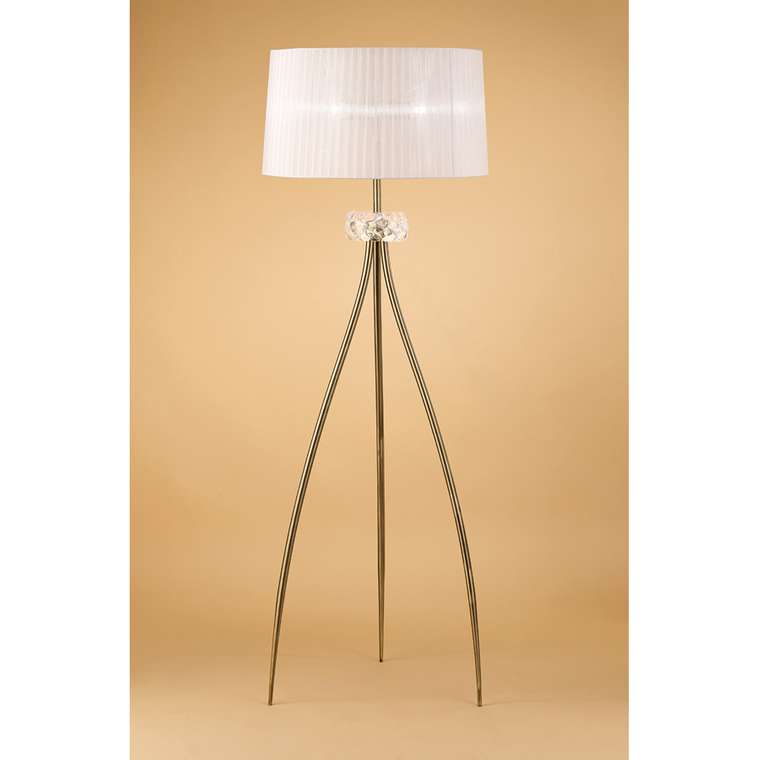 Торшер Mantra Loewe Antique Brass