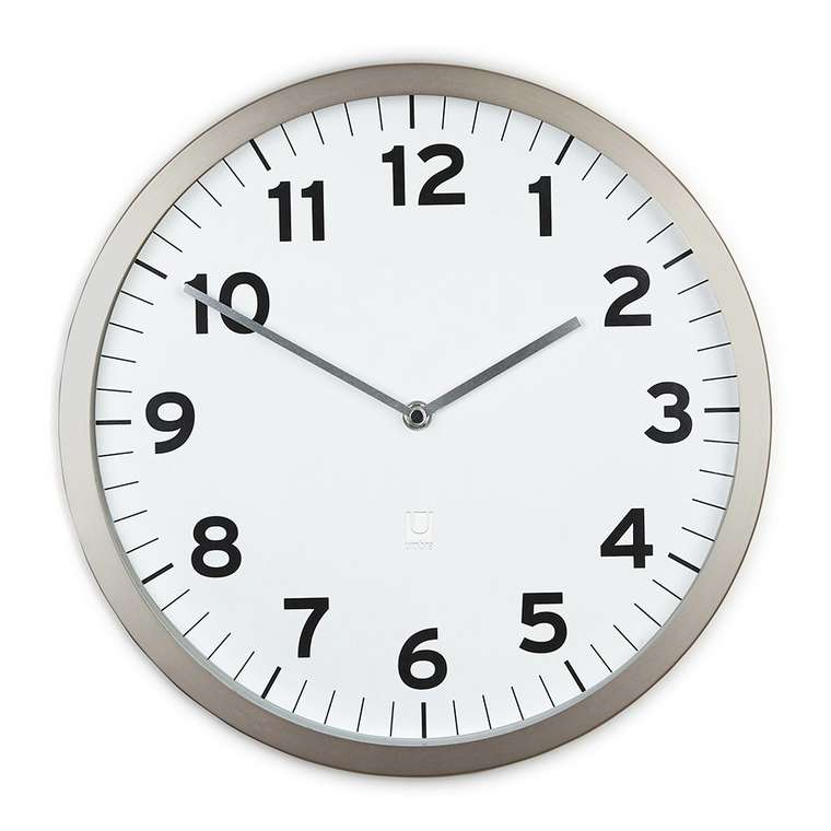 Настенные часы Umbra anytime белые