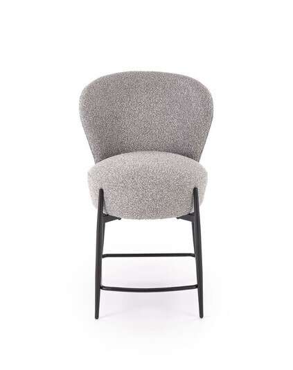 Полубарный стул H-126 серого цвета