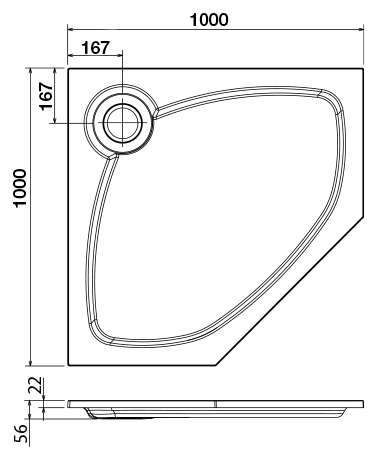 Поддон для душа Tray