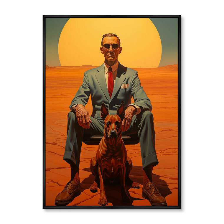 Репродукция картины The Dogs of Wall Street, 2024г.