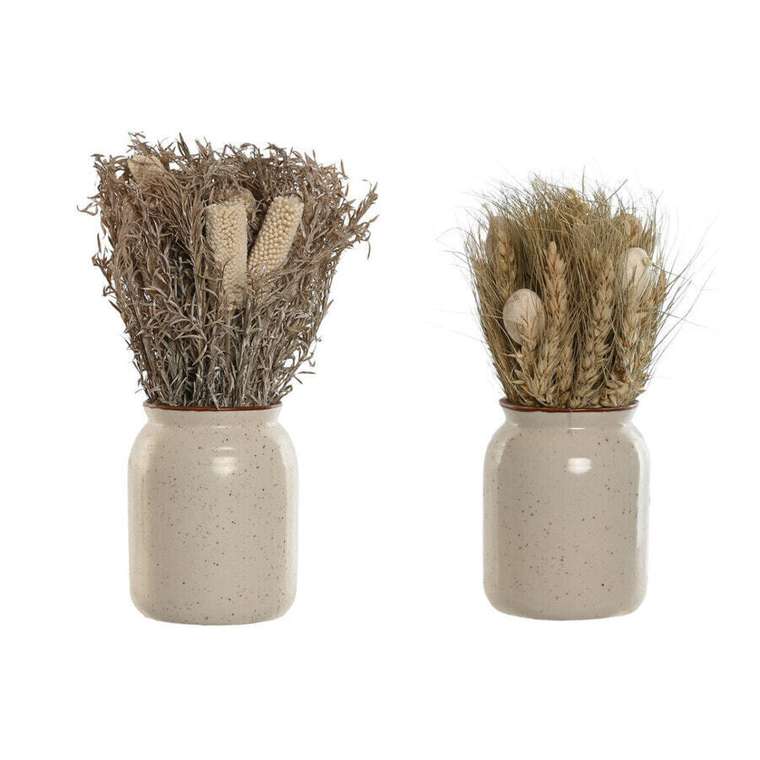 Искусственные растения Декоративное растение Home ESPRIT Цветок 13 x 13 x 25 cm (2 штук) (12 штук)