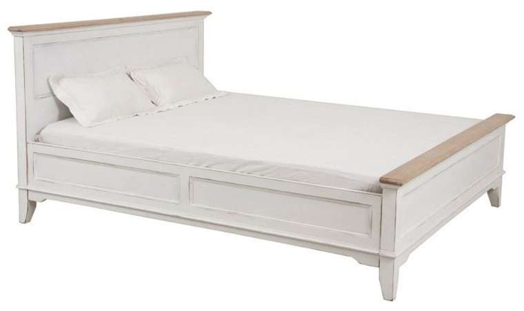 Кровать Либерти белого цвета 140х190 