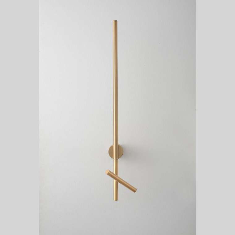 Настенный светильник CLT 358W2 BS (металл, цвет латунь)