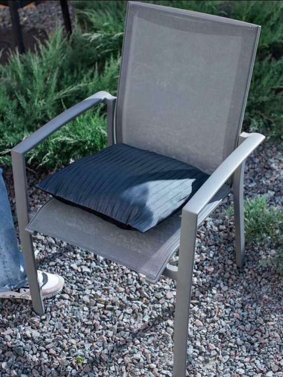 Кресло садовое Denver серого цвета
