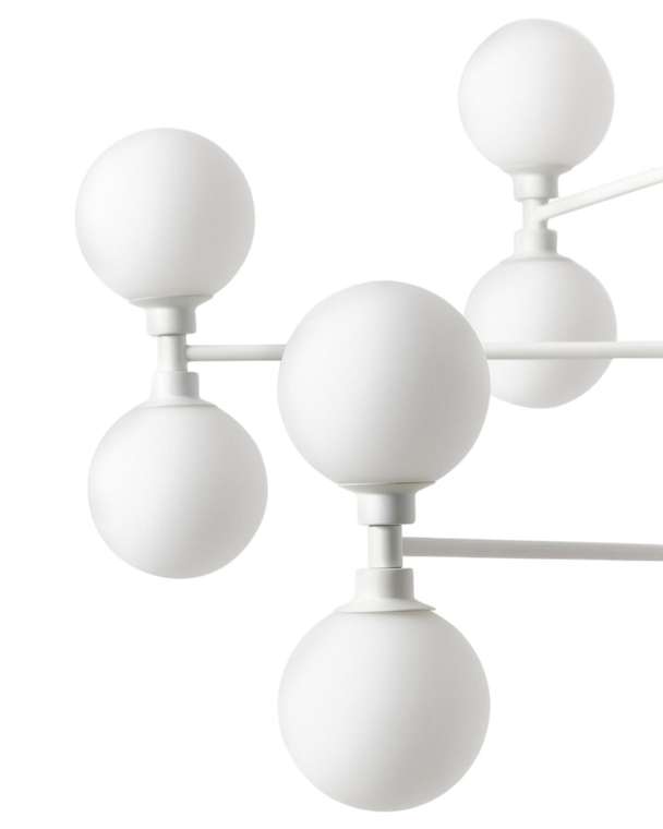 Белая люстра "Гровер"