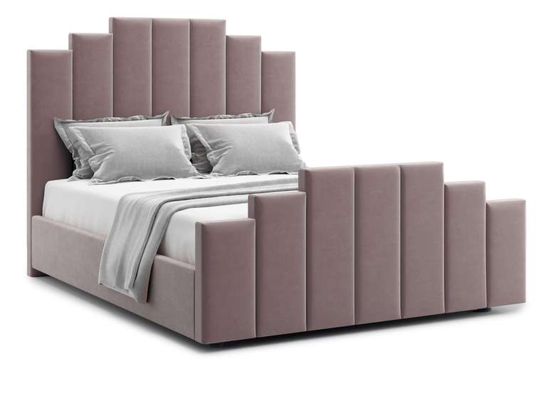 Кровать Velino 140х200 коричневого цвета с подъемным механизмом