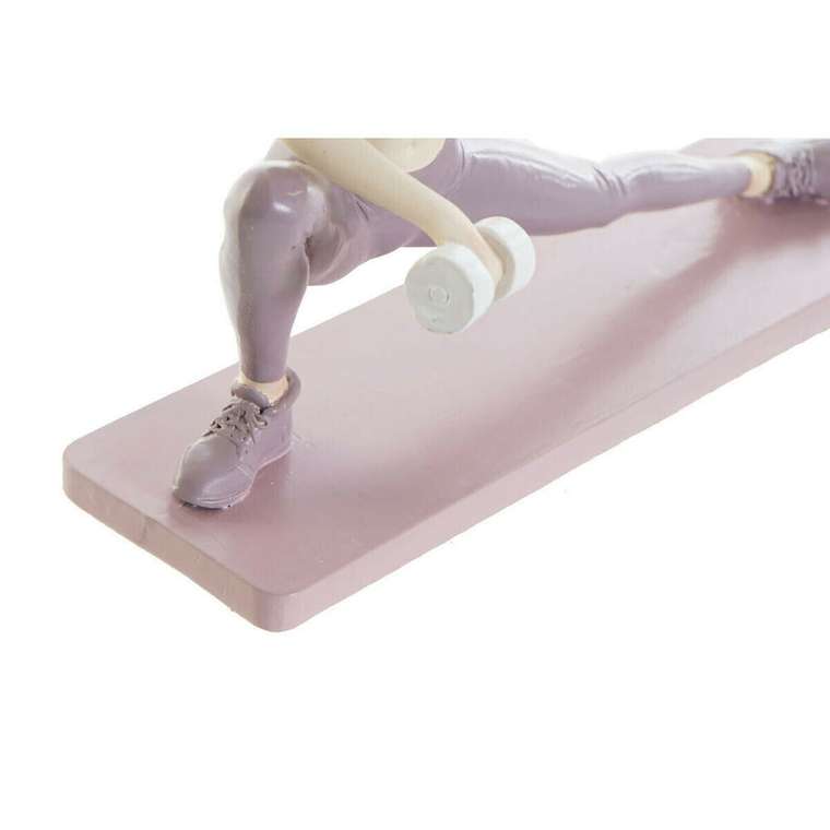 Декоративная фигура Розовый Yoga Scandi 20 x 8 x 16,5 cm