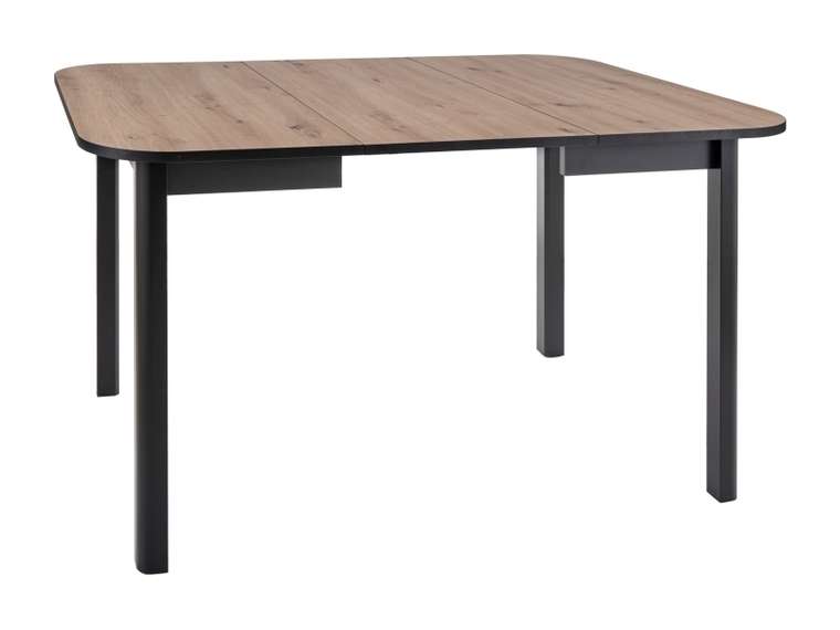 Раздвижной обеденный стол Dante  II 90 бежево-черногоцвета