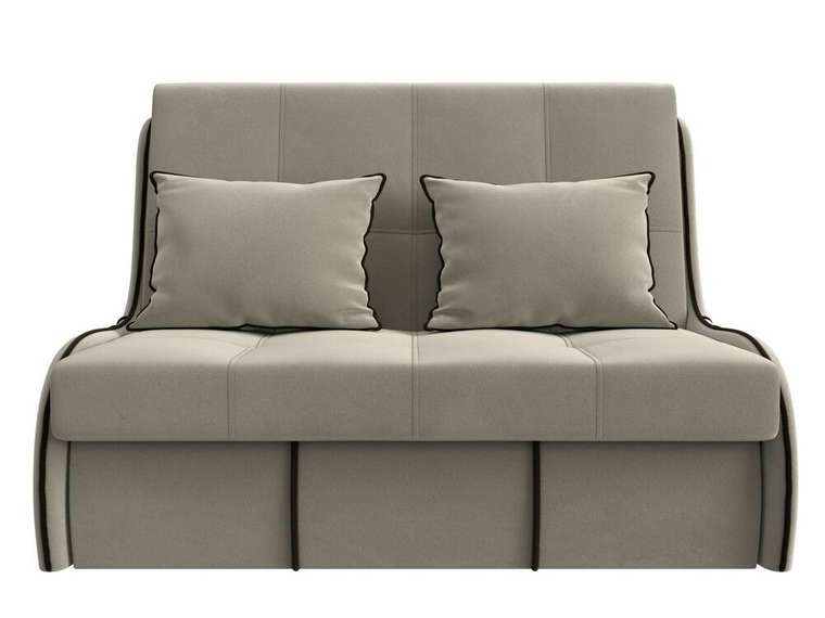 Прямой диван-кровать Риттэр бежевого цвета