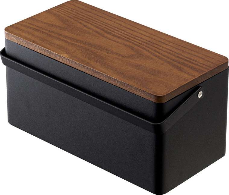 Коробка для швейных принадлежностей Tower черно-коричневого цвета