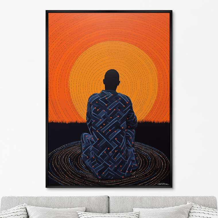 Репродукция картины Waiting for the Sun, 2024г.