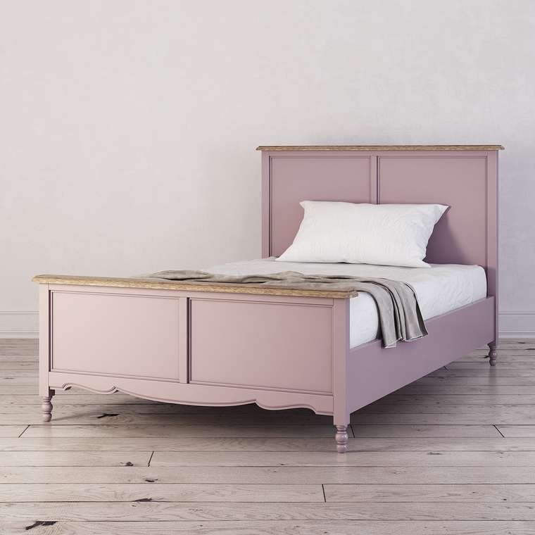 Кровать односпальная Leblanc 120х200 лавандового цвета