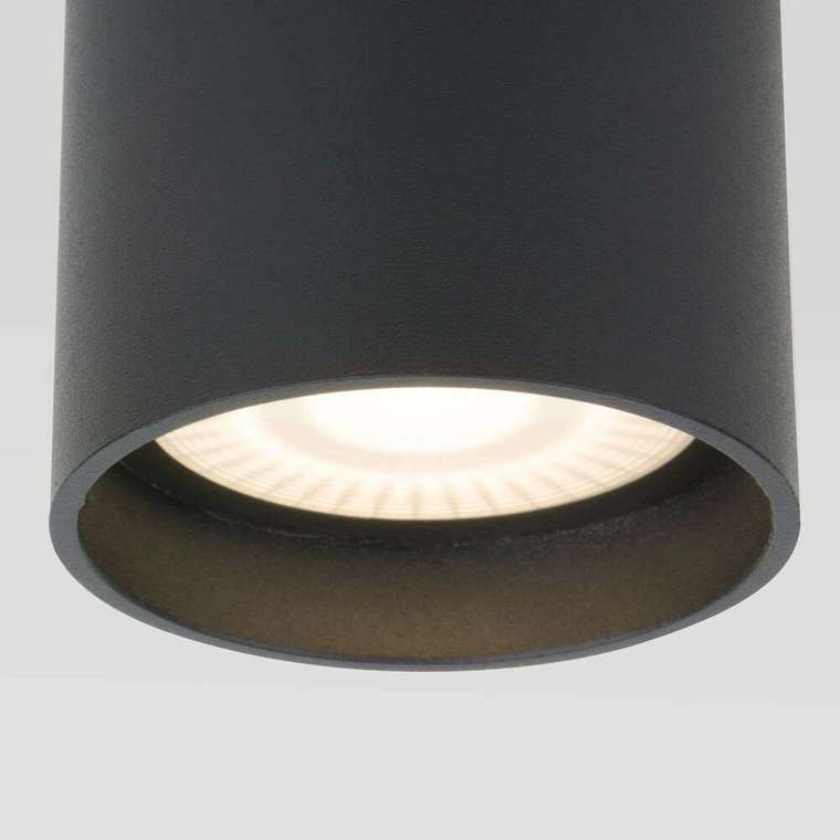 Уличный потолочный светильник Light черного цвета