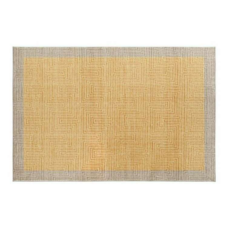 Ковер из полиэстера 160x230 желтого цвета