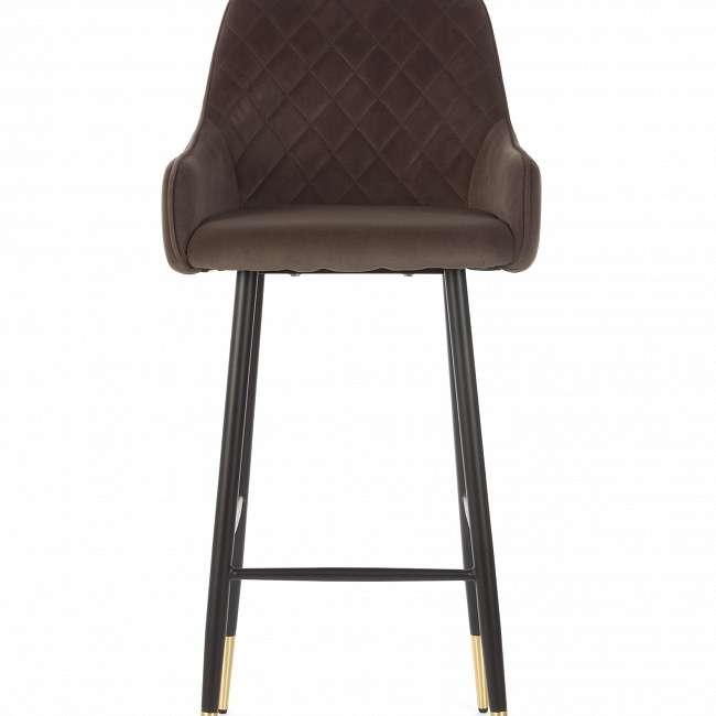 Барный стул Ivar серо-коричневого цвета
