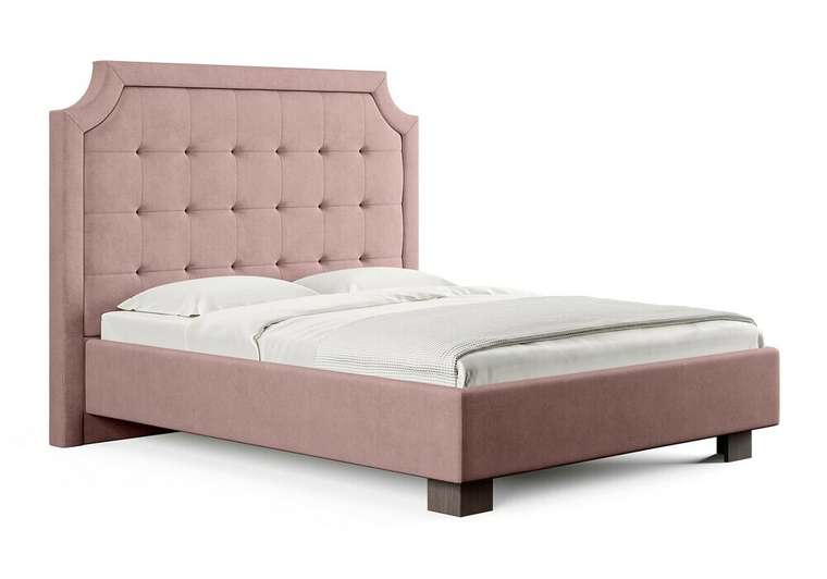 Кровать Elysium 160х200 лилового цвета без подъемного механизма