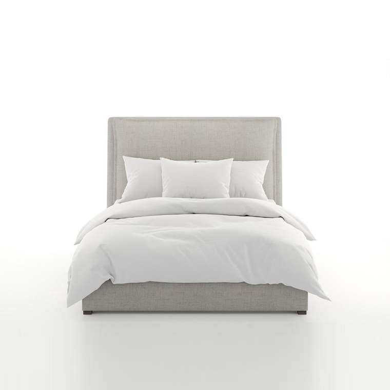 Кровать Sloane 140х200 серого цвета
