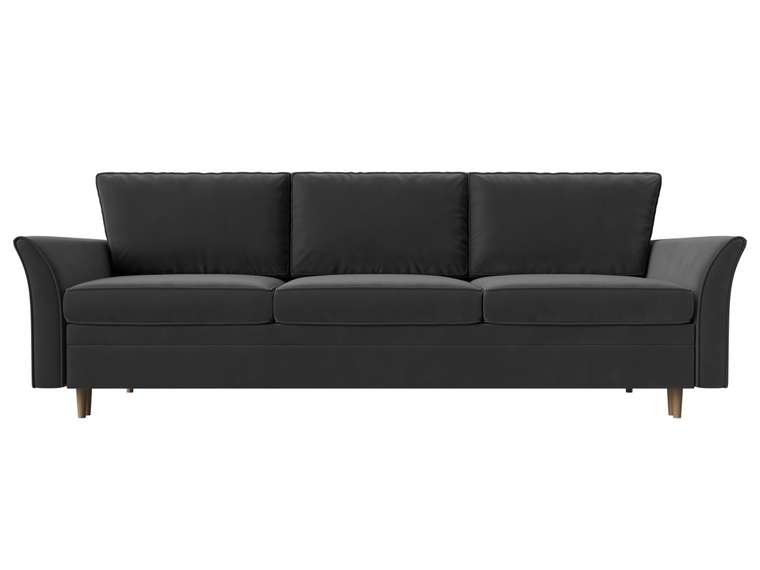 Прямой диван-кровать София серого цвета
