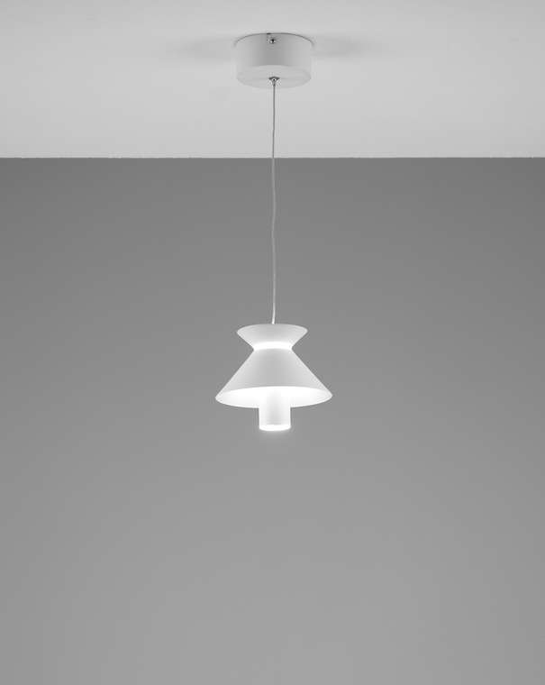 Подвесной светодиодный светильник Ori белого цвета