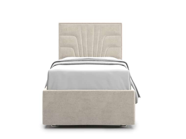Кровать Premium Milana 90х200 бежевого цвета с подъемным механизмом