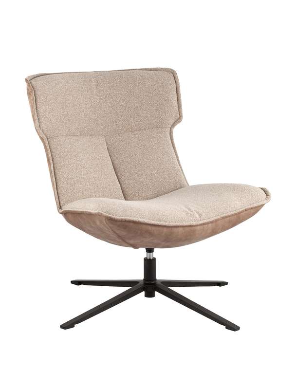 Кресло лаунж Sway бежевого цвета
