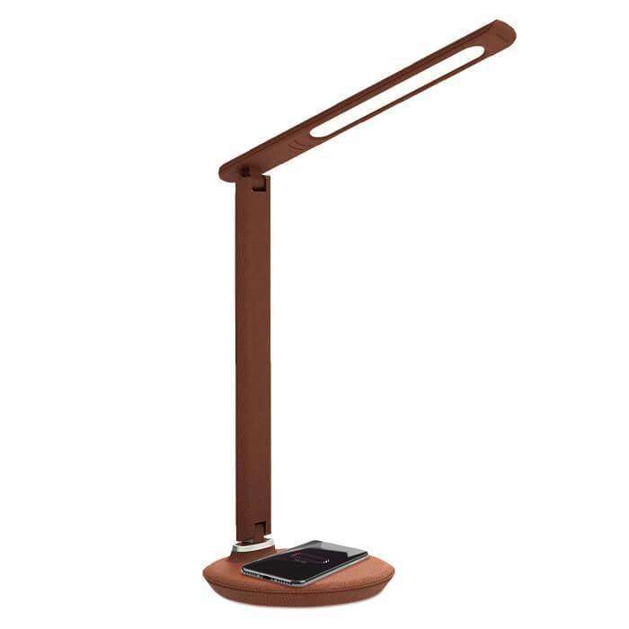 Настольная лампа Desk коричневого цвета