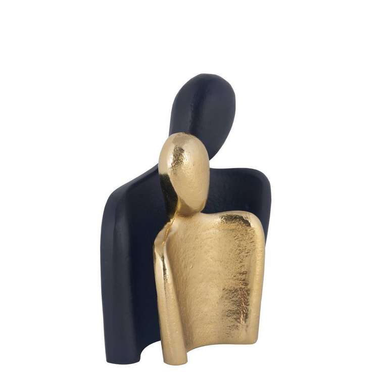 Статуэтка интерьерная Пара Zadiwin черно-золотого цвета