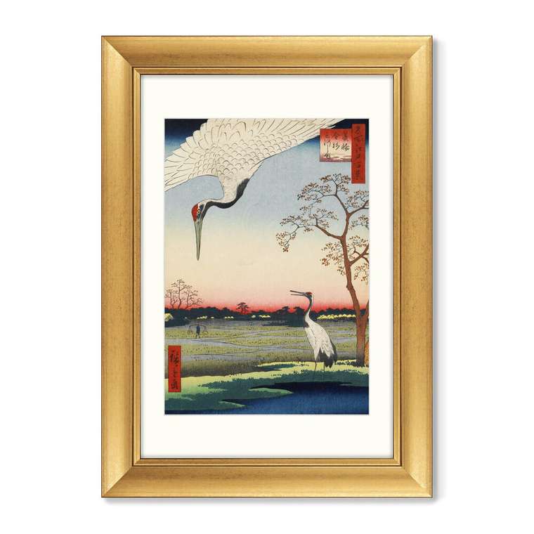 Набор из двух картин Цветная гравюра №2 1840 г. 