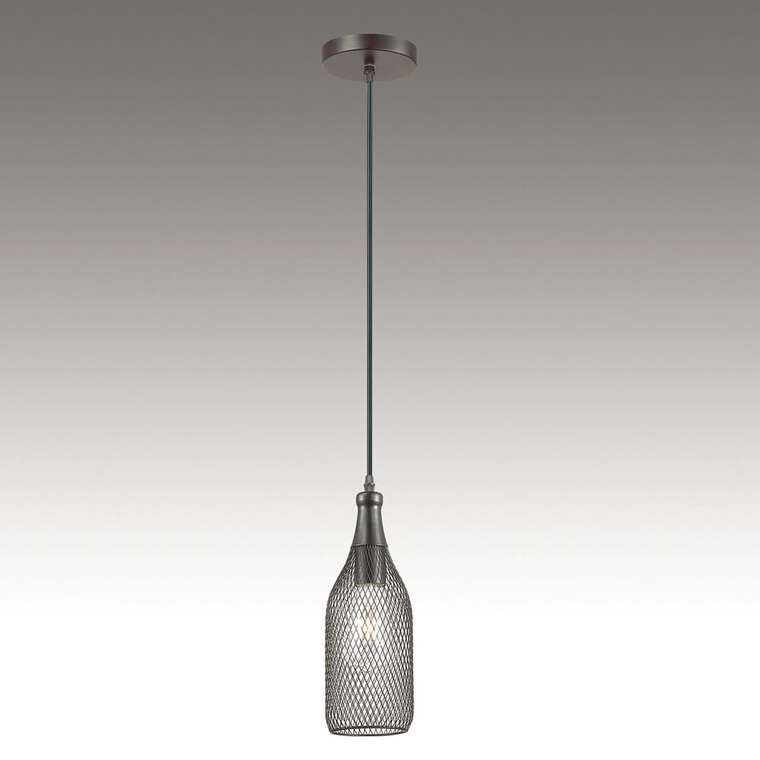 Подвесной светильник Bottle 3353/1 (металл, цвет черный)