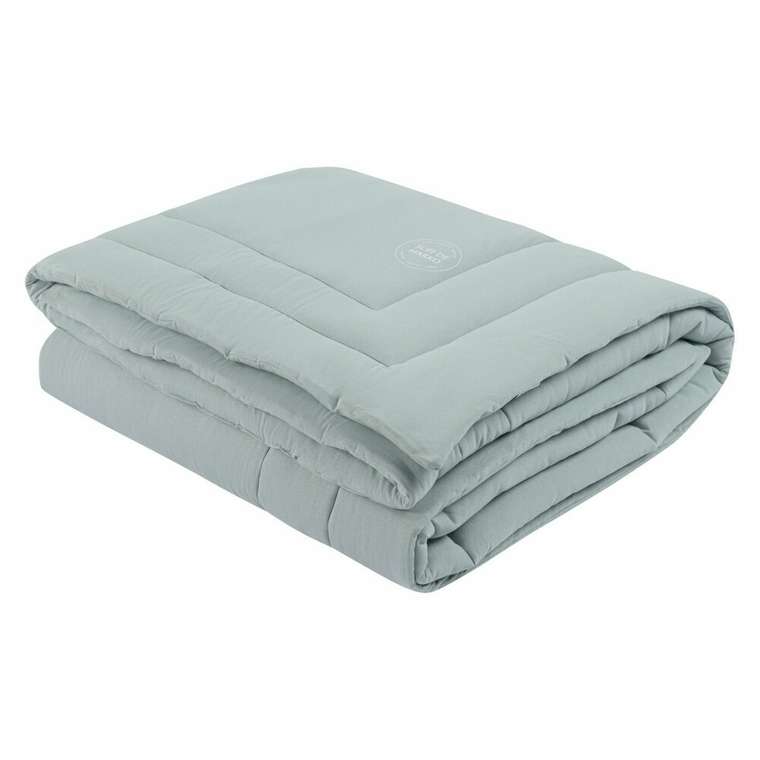 Трикотажное одеяло Роланд 220х235 серого цвета