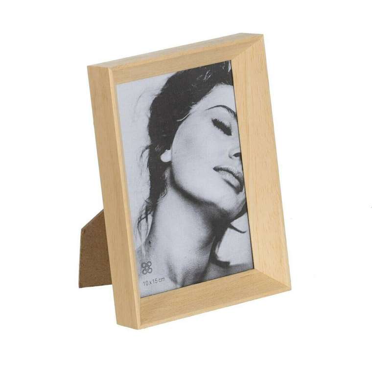 Фоторамка Бежевый Деревянный Стеклянный 12 x 2,5 x 17 cm