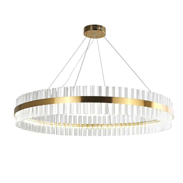 подвесная люстра Placerat стекло металл, стекло LED*63W, 5040LM, 4000K, included