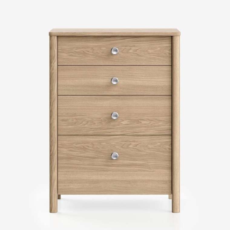 Высокий комод Bergen BG080 бежевого цвета