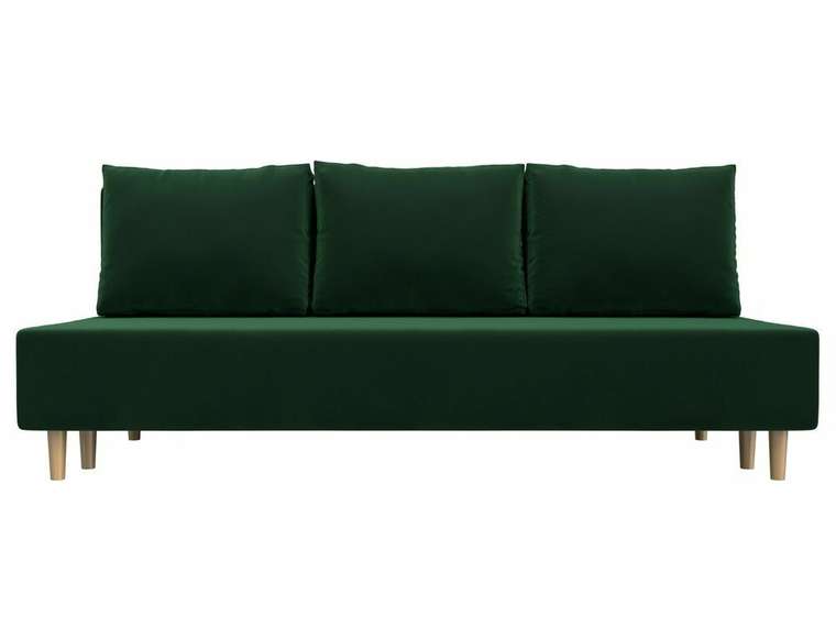 Диван-кровать Лига 033 темно-зеленого цвета