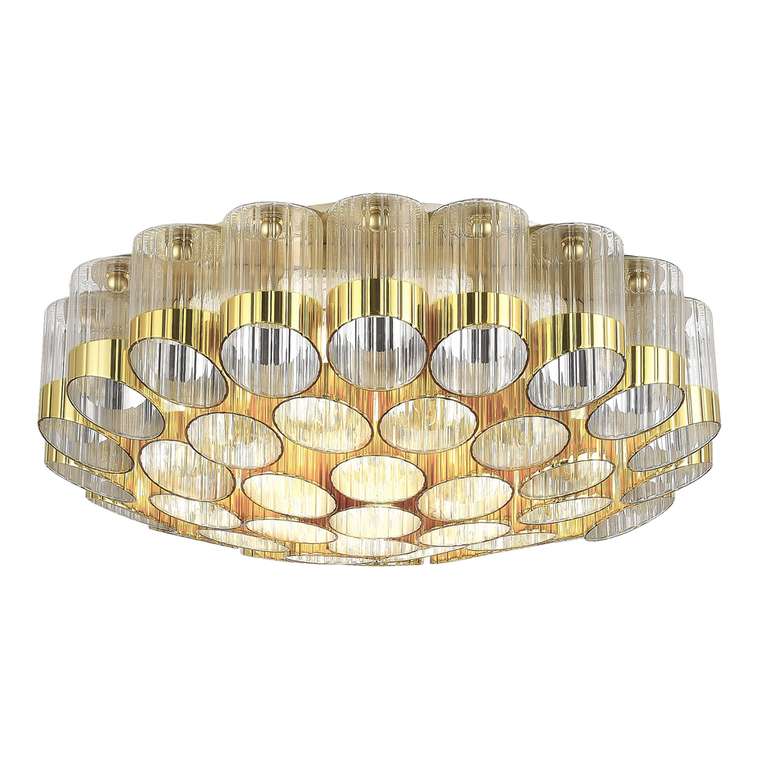 Светильник потолочный ST-Luce Латунь/Латунь, Прозрачный E14 19*60W ACCORD