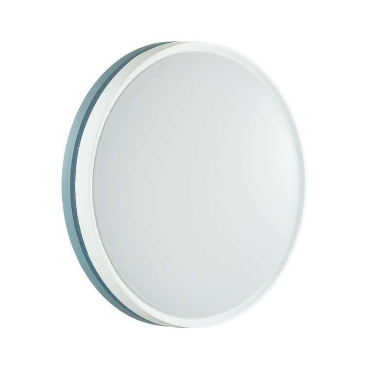 Настенно-потолочный светильник Sonex Nohava Blue 7669/DLN пластик/белый/голубой LED 48Вт 3000/4000/6000К